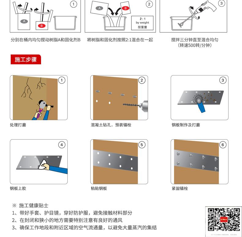 包钢修水粘钢加固施工过程